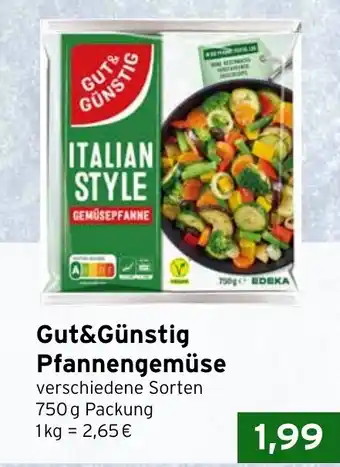 CAP Markt Gut&Günstig Pfannengemüse Angebot