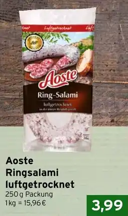 CAP Markt Aoste Ring-Salami luftgetrocknet Angebot