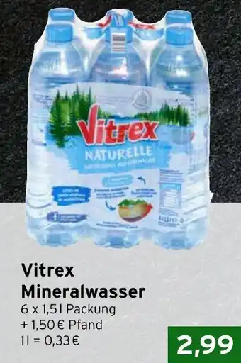 CAP Markt Vitrex Mineralwasser Angebot