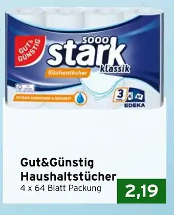 CAP Markt Gut&Günstig Haushaltstücher Angebot