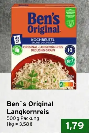 CAP Markt Ben's Original Langkornreis Angebot