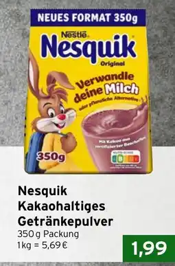 CAP Markt Nestle Nesquik Kakaohaltiges Getränkepulver Angebot