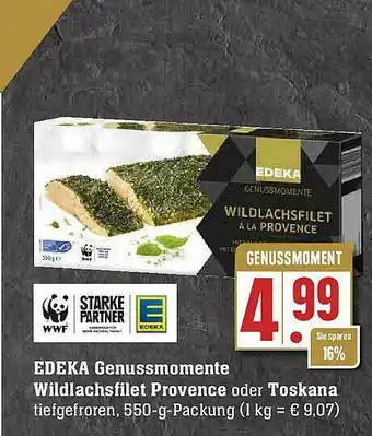 Marktkauf Edeka Genussmomente Wildlachsfilet Provence Oder Toskana Angebot