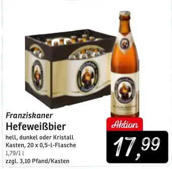 KONSUM Franziskaner Hefeweißbier Angebot