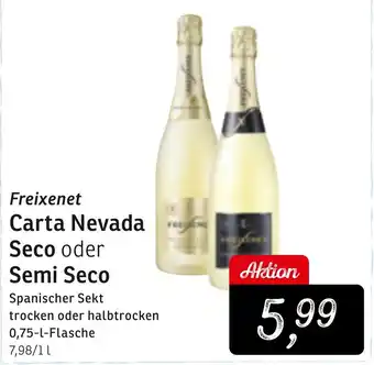 KONSUM Freixenet Carta Nevada Seco oder Semi Seco Angebot