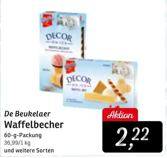 KONSUM De Beukelaer Waffelbecher Angebot