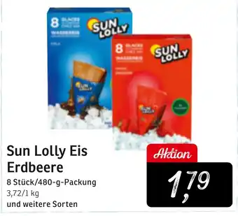 KONSUM Sun Lolly Eis Erdbeere Angebot