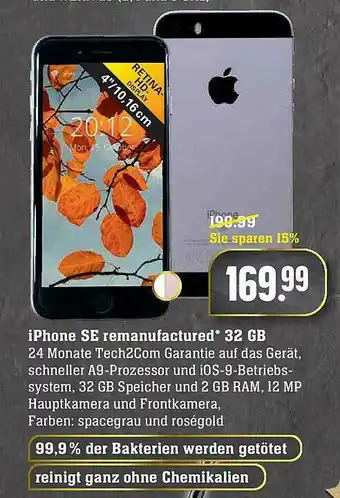 Marktkauf Iphone Se Remanufactured 32db Angebot