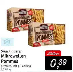 KONSUM Snackmaster Mikrowellen Pommes Angebot