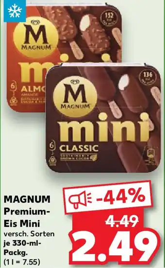 Kaufland MAGNUM Premium- Eis Mini Angebot