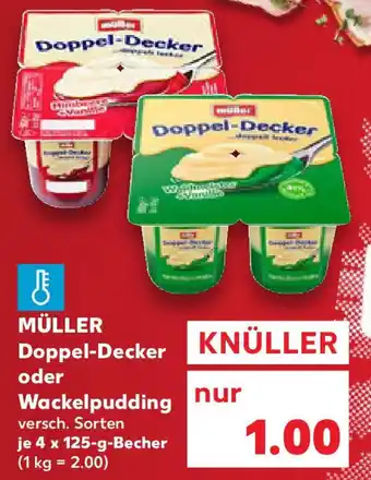 Kaufland MÜLLER Doppel-Decker oder Wackelpudding Angebot