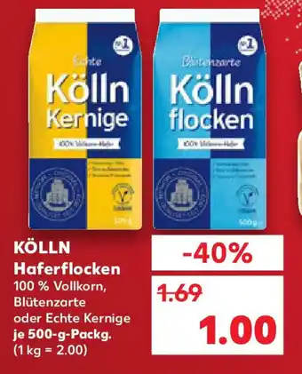 Kaufland KÖLLN Haferflocken Angebot