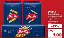 Kaufland BARILLA Classic Pasta Angebot
