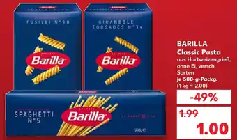Kaufland BARILLA Classic Pasta Angebot