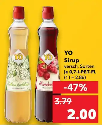 Kaufland YO Sirup Angebot