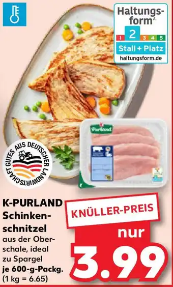 Kaufland K-PURLAND Schinken- schnitzel Angebot