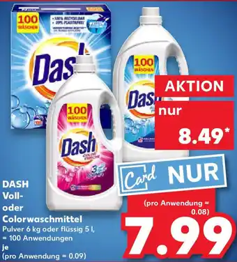 Kaufland DASH Voll- oder Colorwaschmittel Angebot