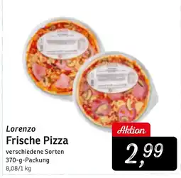 KONSUM Lorenzo Frische Pizza Angebot