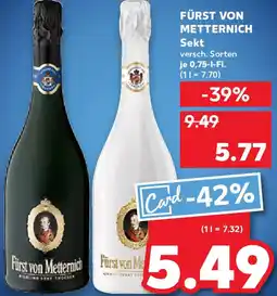 Kaufland FÜRST VON METTERNICH Sekt Angebot