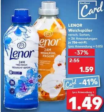 Kaufland LENOR Weichspüler Angebot