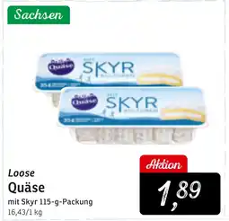 KONSUM Loose Quäse Angebot