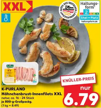 Kaufland K-PURLAND Hähnchenbrust-Innenfilets XXL Angebot