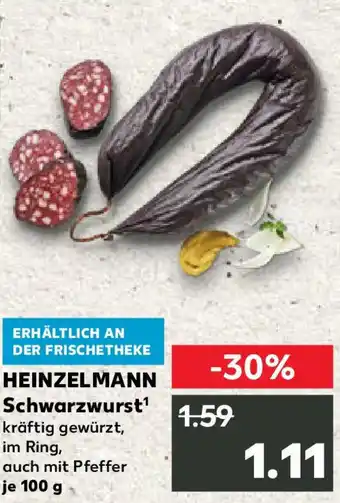 Kaufland HEINZELMANN Schwarzwurst Angebot