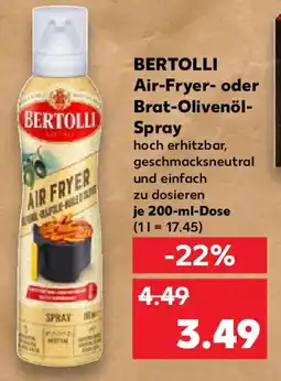 Kaufland BERTOLLI Air-Fryer- oder Brat-Olivenöl- Spray Angebot