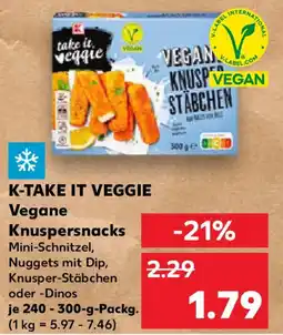 Kaufland K-TAKE IT VEGGIE Vegane Knuspersnacks Angebot