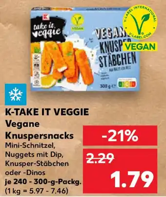 Kaufland K-TAKE IT VEGGIE Vegane Knuspersnacks Angebot