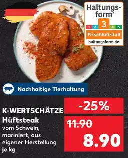 Kaufland K-WERTSCHÄTZE Hüftsteak Angebot