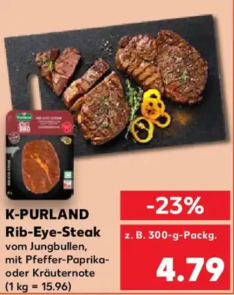 Kaufland K-PURLAND Rib-Eye-Steak Angebot