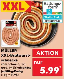 Kaufland MÜLLER XXL-Bratwurst- schnecke Angebot