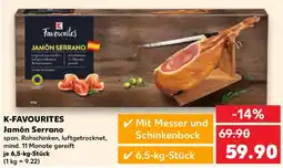Kaufland K-FAVOURITES Jamón Serrano Angebot