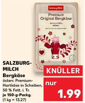 Kaufland SALZBURG- MILCH Bergkäse Angebot