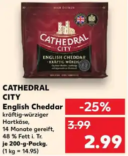 Kaufland CATHEDRAL CITY English Cheddar Angebot