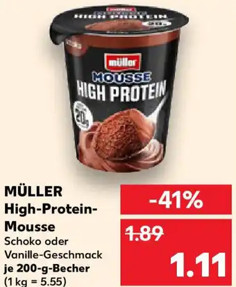 Kaufland MÜLLER High-Protein- Mousse Angebot