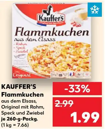 Kaufland KAUFFER'S Flammkuchen Angebot