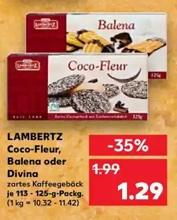 Kaufland LAMBERTZ Coco-Fleur, Balena oder Divina Angebot