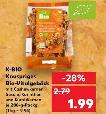 Kaufland K-BIO Knuspriges Bio-Vitalgebäck Angebot