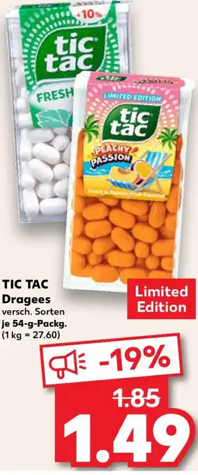 Kaufland TIC TAC Dragees Angebot