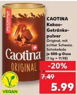 Kaufland CAOTINA Kakao- Getränke- pulver Angebot