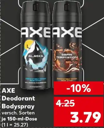 Kaufland AXE Deodorant Bodyspray Angebot