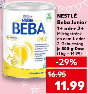 Kaufland NESTLÉ Beba Junior 1+ oder 2+ Angebot