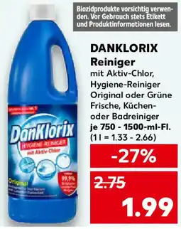 Kaufland DANKLORIX Reiniger Angebot