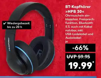 Kaufland BLAUPUNKT BT-Kopfhörer HPB 30 Angebot