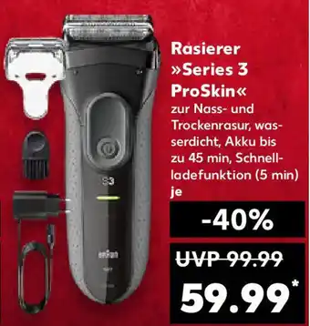 Kaufland BRAUN Rasierer Series 3 ProSkin Angebot