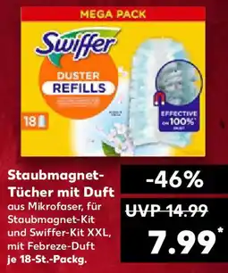 Kaufland Swiffer Staubmagnet- Tücher mit Duft Angebot