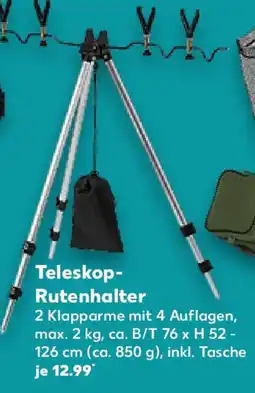Kaufland Teleskop- Rutenhalter Angebot