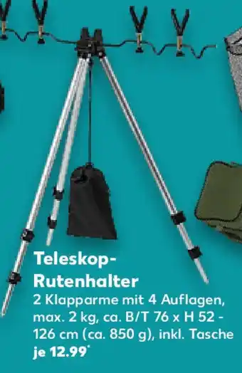 Kaufland Teleskop- Rutenhalter Angebot